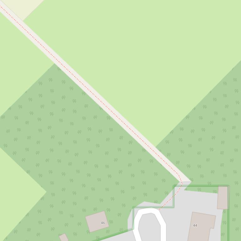 Kaart van  Weg aan de Leemkuilen.