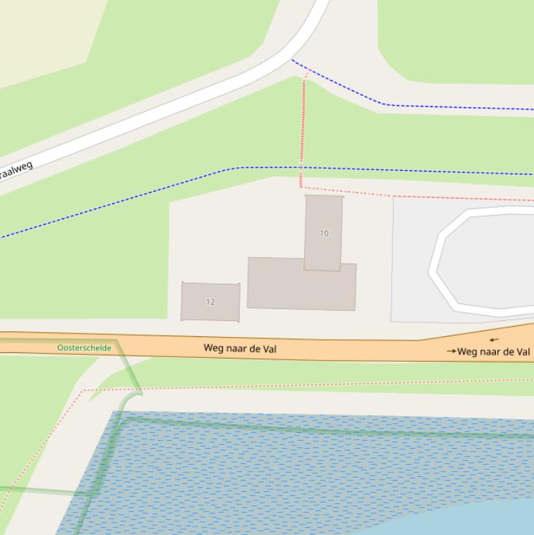 Kaart van  Weg naar de Val.