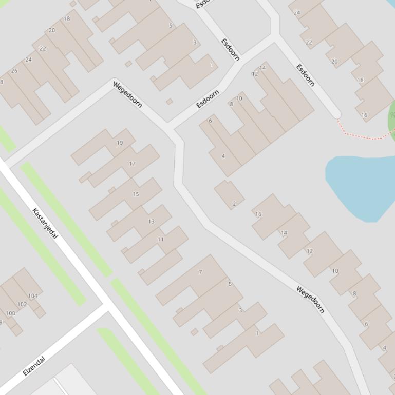 Kaart van  Wegedoorn.