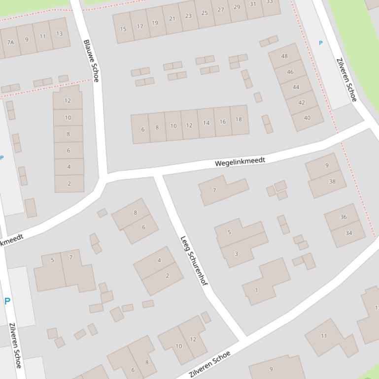 Kaart van  Wegelinkmeedt.