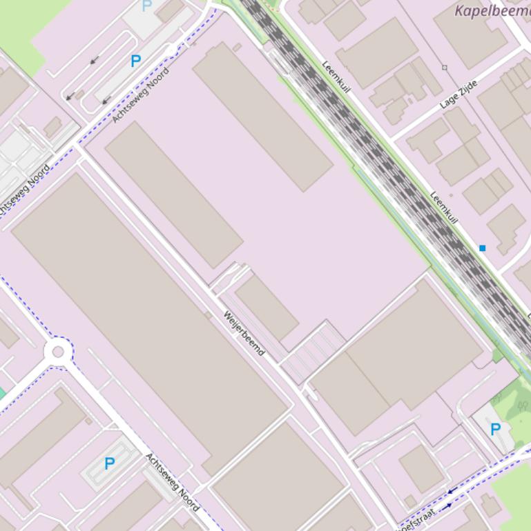 Kaart van  Weijerbeemd.