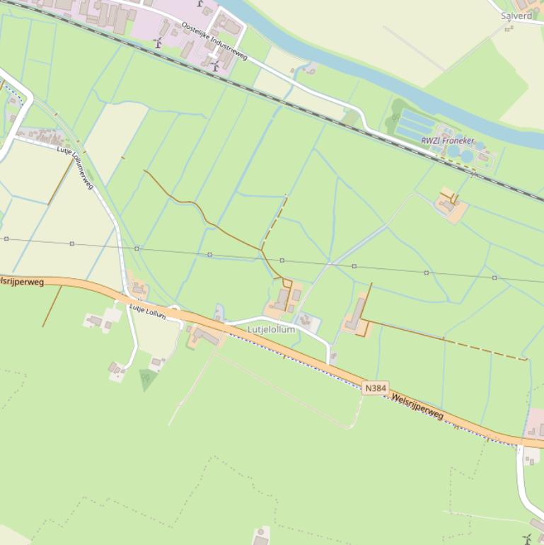 Kaart van de Welsrijperweg.