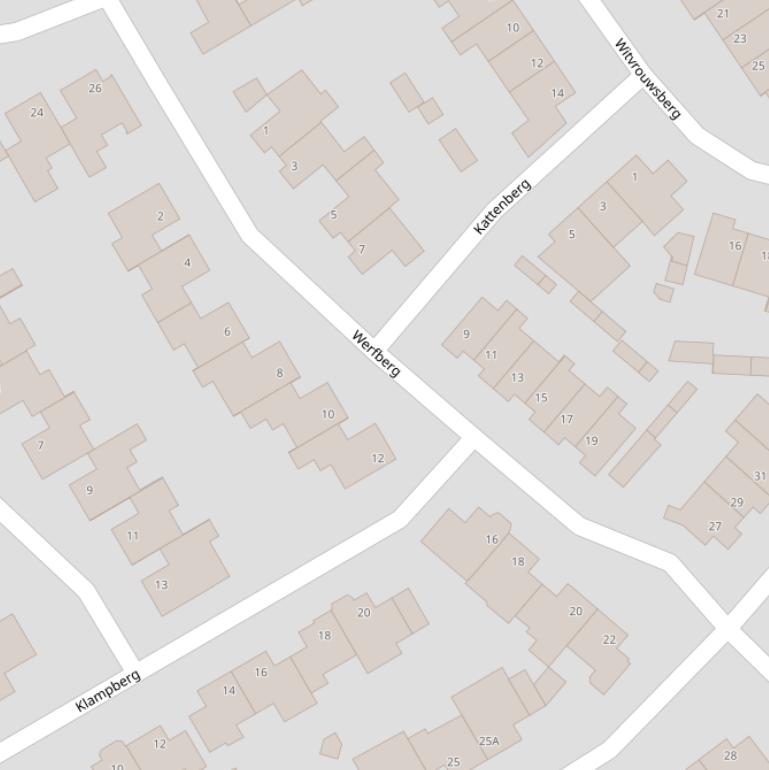 Kaart van  Werfberg.