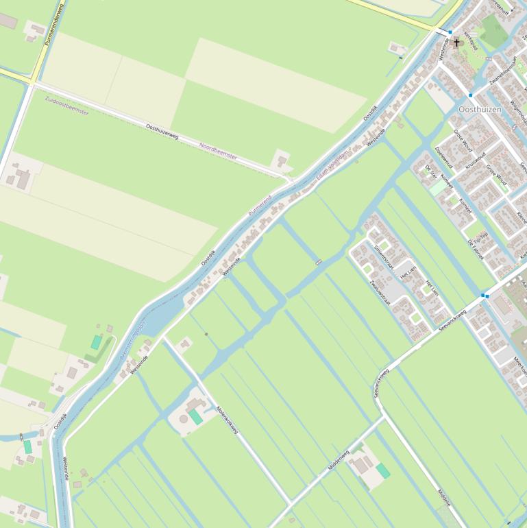 Kaart van  Westeinde.