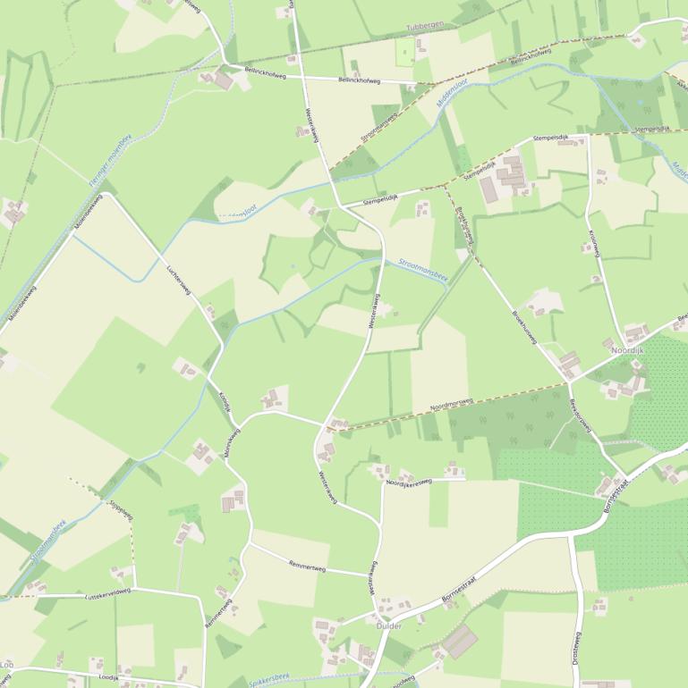 Kaart van de Westerikweg.