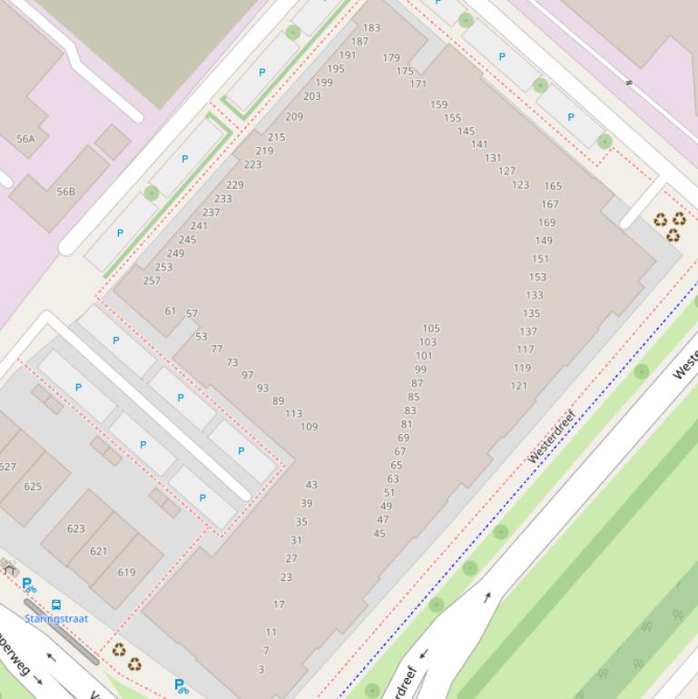 Kaart van  Westerkwartier.