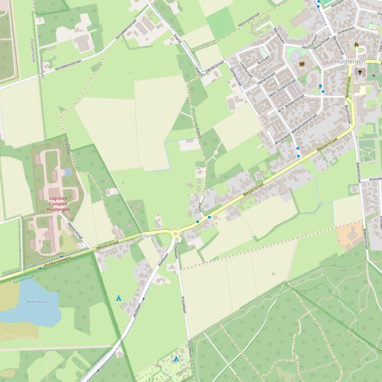 Kaart van de Westerstraat.