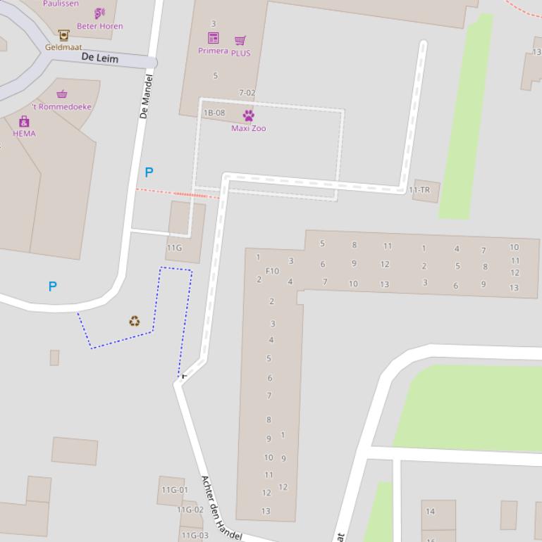 Kaart van  Wethouder Vrankenstraat F.