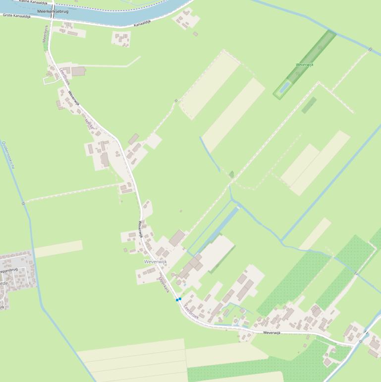 Kaart van  Weverwijk.
