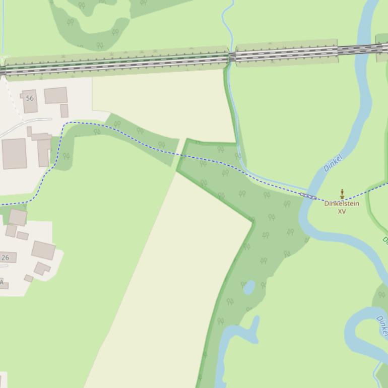 Kaart van het Wewwelstadpad.