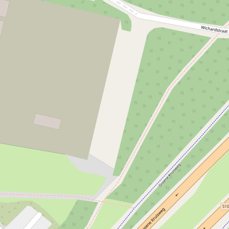 Kaart van de Wichardstraat.