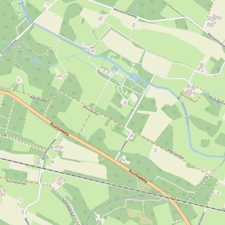 Kaart van  Wiersserallee.