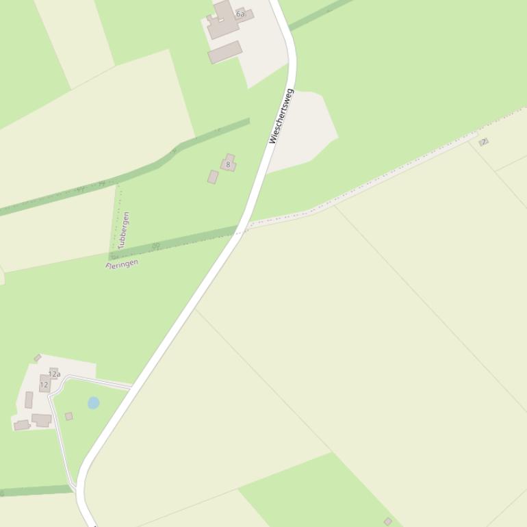 Kaart van de Wieschertsweg.