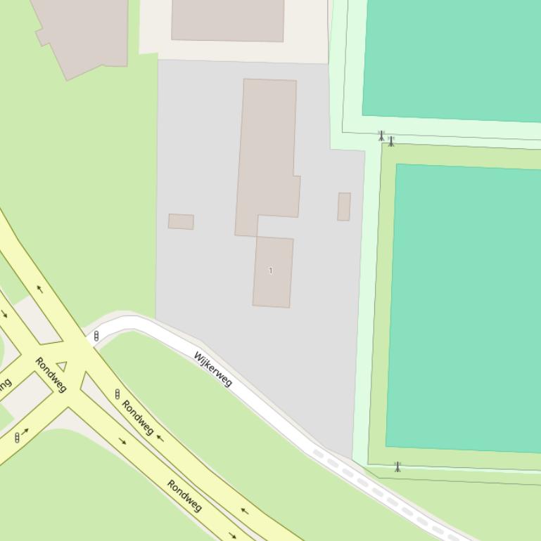 Kaart van de Wijkerweg.