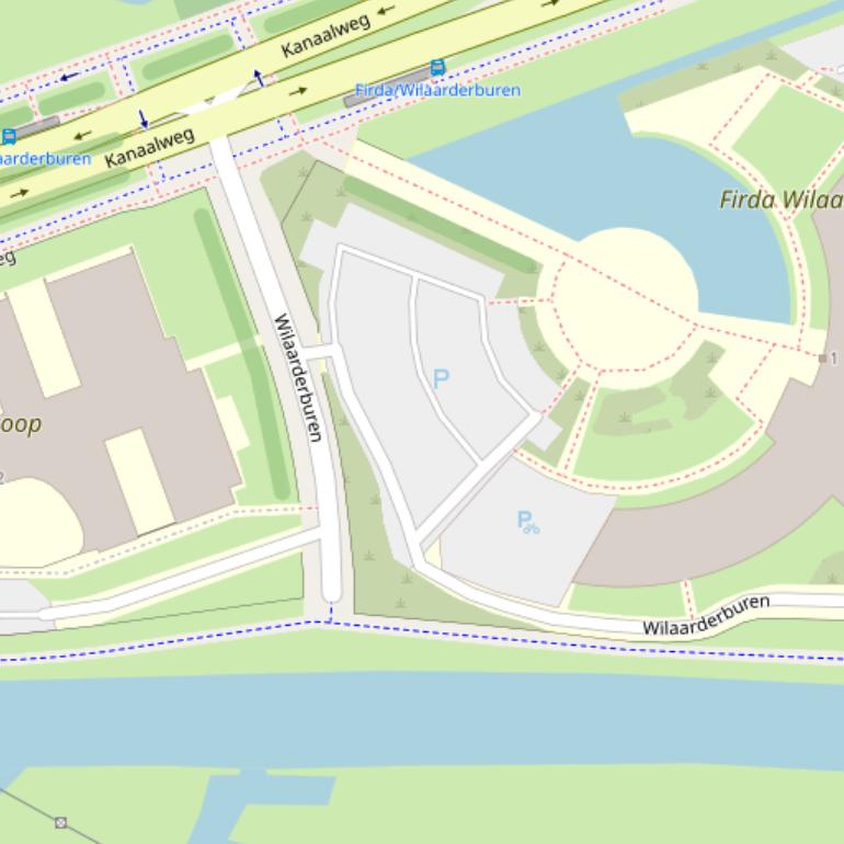Kaart van  Wilaarderburen.