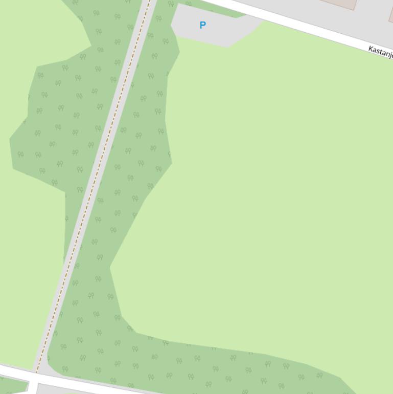 Kaart van de Wilgenlaan.