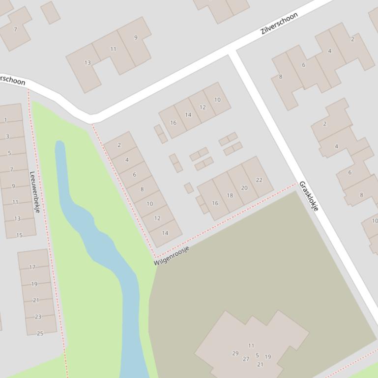 Kaart van  Wilgenroosje.