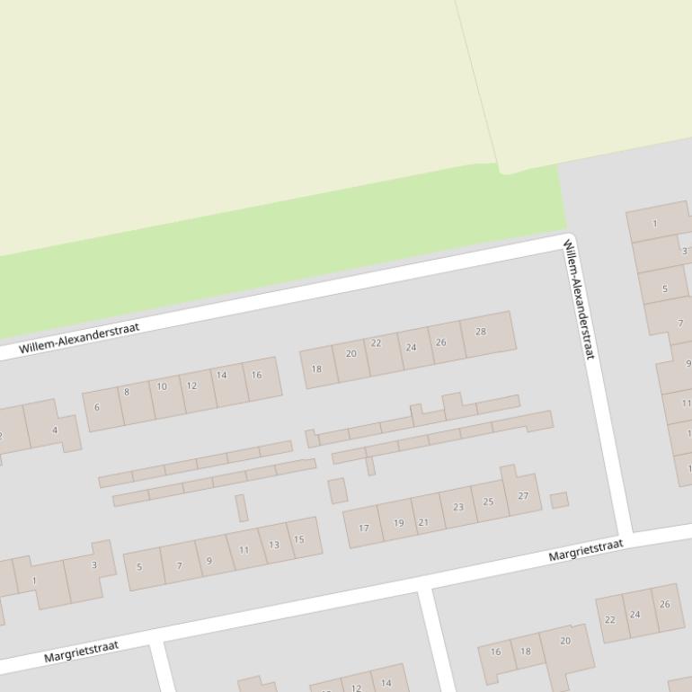 Kaart van de Willem-Alexanderstraat.