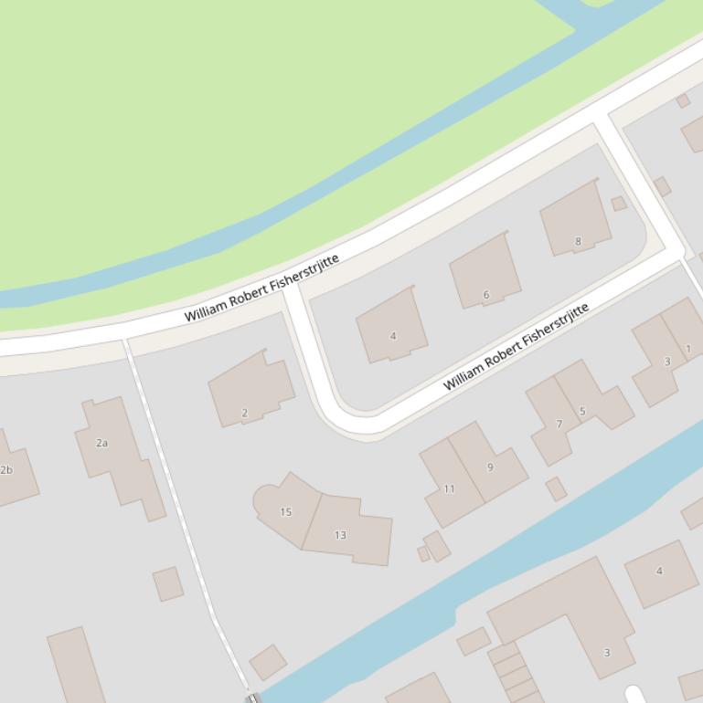 Kaart van  William Robert Fisherstrjitte.