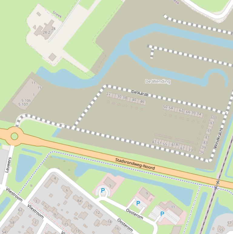 Kaart van  Windkracht.