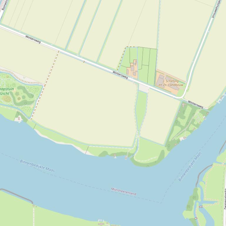 Kaart van de Wintersweg.