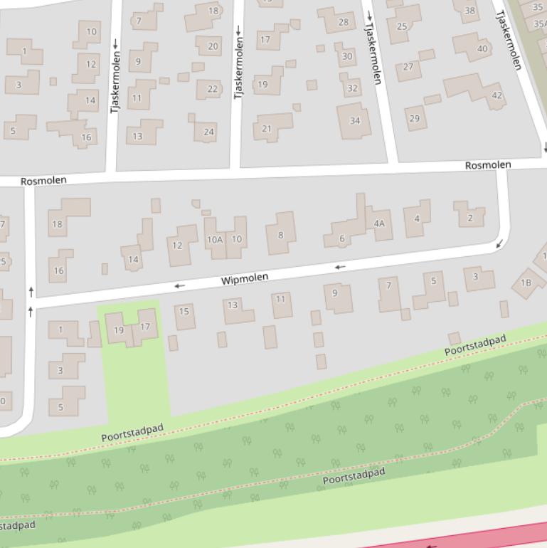 Kaart van  Wipmolen.