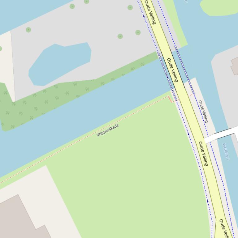 Kaart van de Wipperskade.