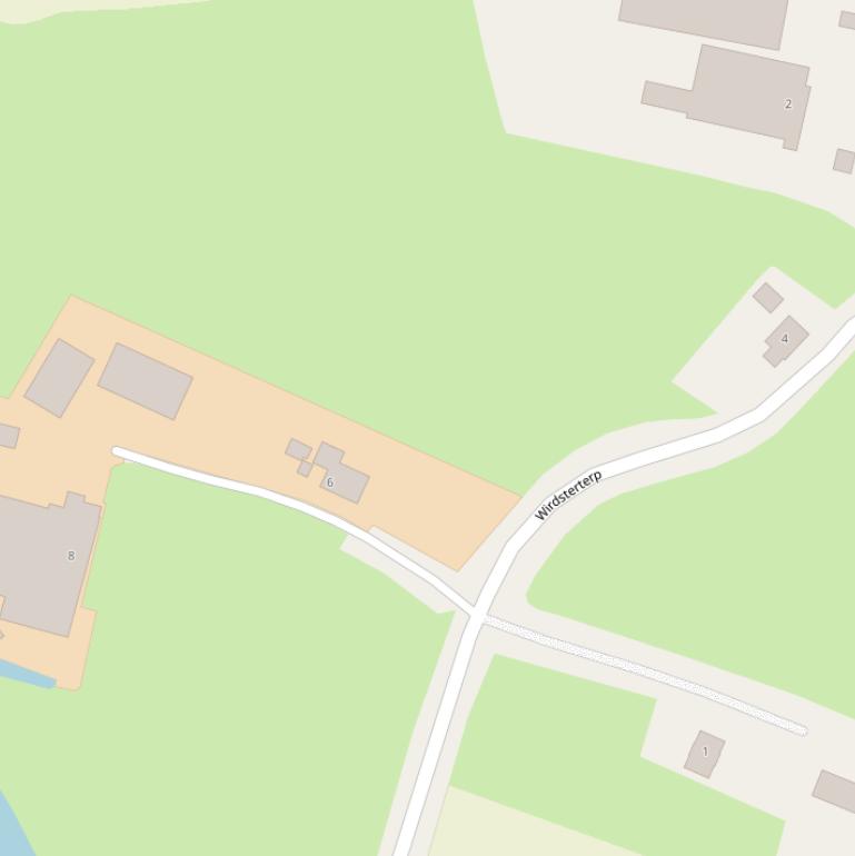 Kaart van  Wirdsterterp.