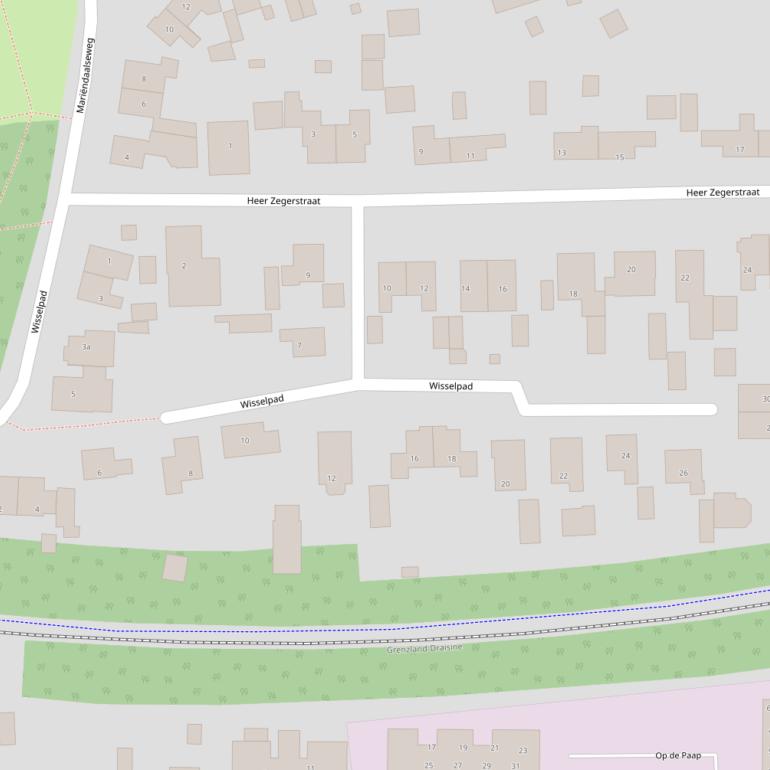 Kaart van het Wisselpad.