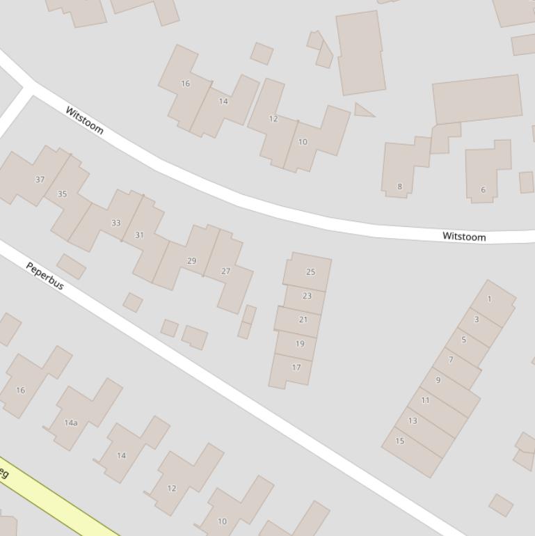 Kaart van  Witstoom.