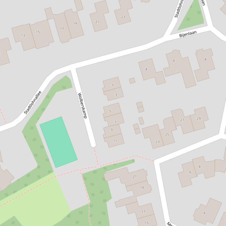 Kaart van  Wolberskamp.