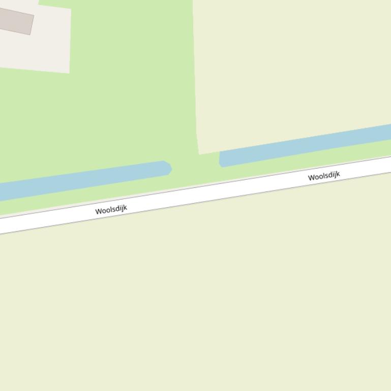 Kaart van de Woolsdijk.