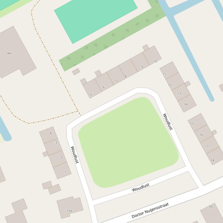 Kaart van  Woudlust.