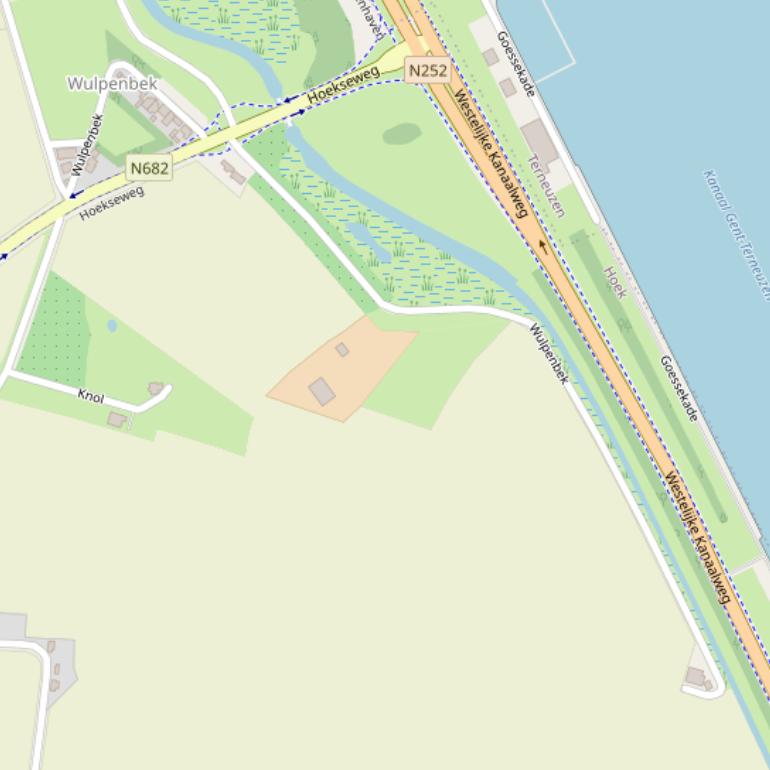 Kaart van  Wulpenbek.