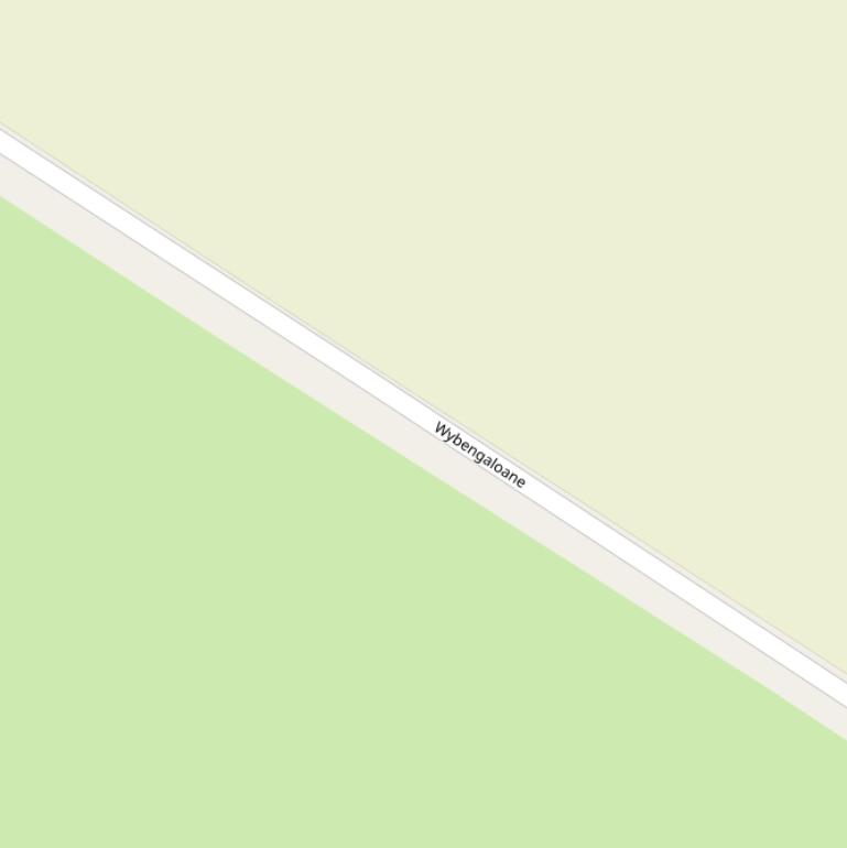 Kaart van  Wybengaloane.