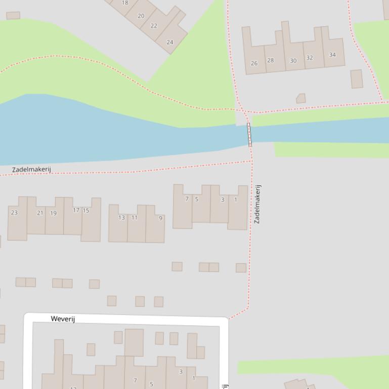 Kaart van  Zadelmakerij.