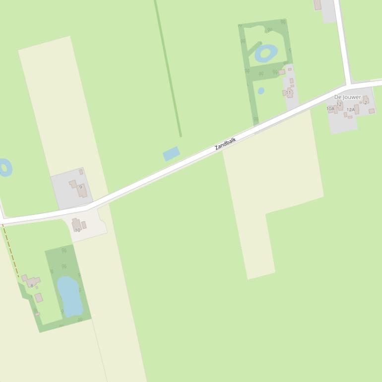 Kaart van  Zandbalk.