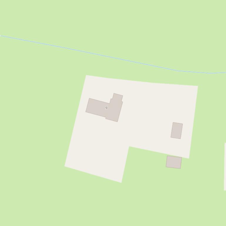 Kaart van de Zandbergseweg.