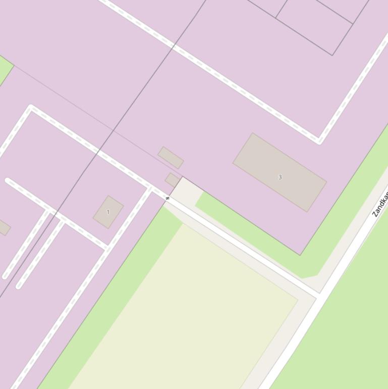 Kaart van  Zandkant.