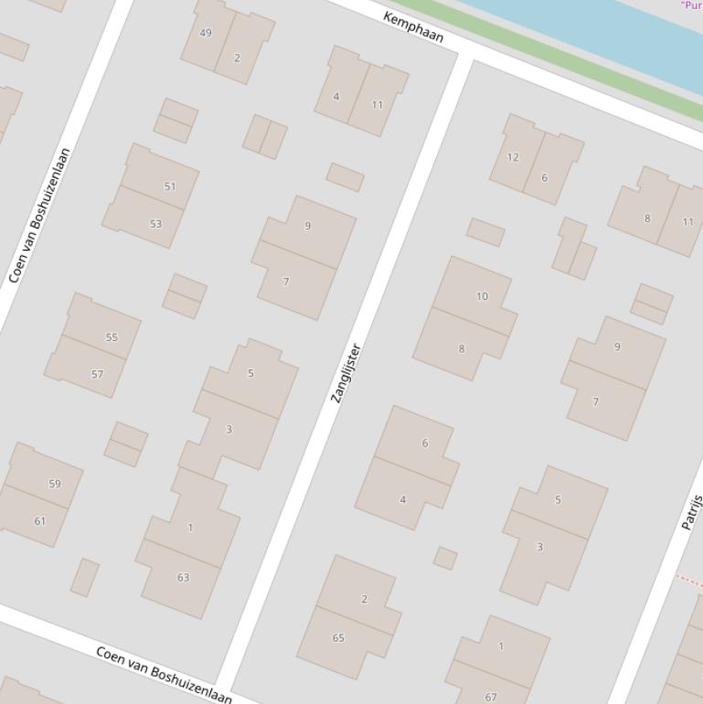 Kaart van  Zanglijster.