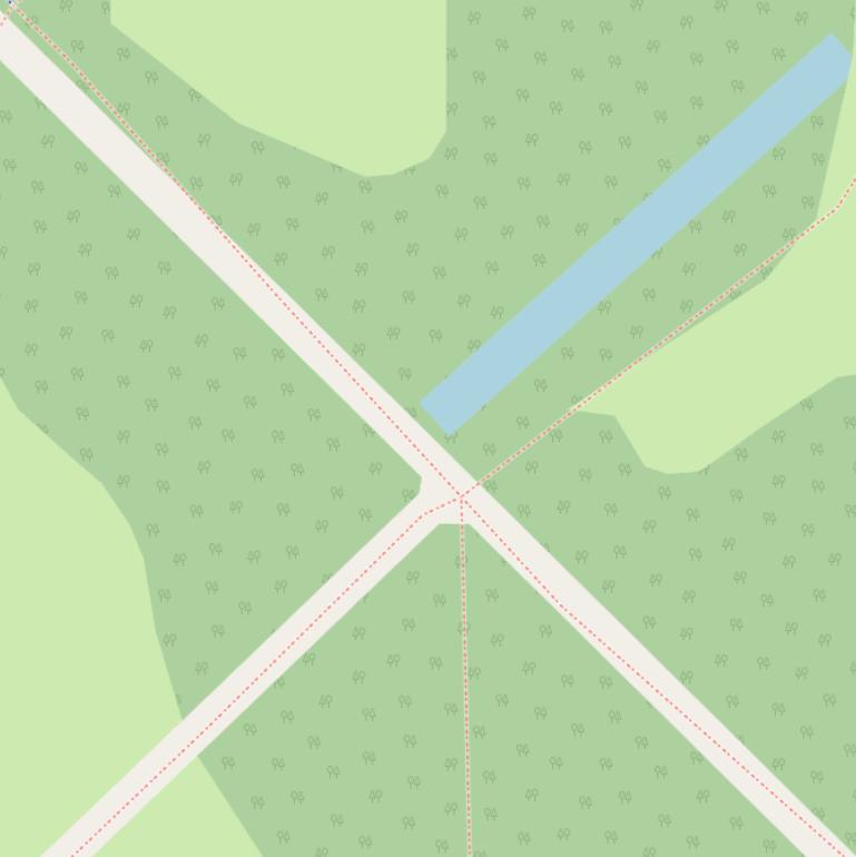 Kaart van de Zeebroeksedreef.