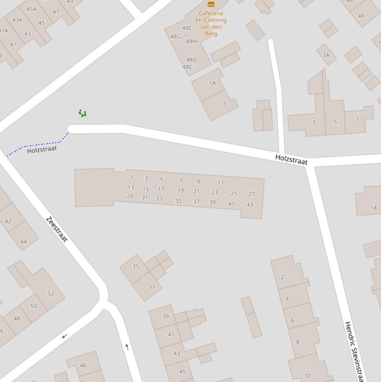 Kaart van de Zeehaven.