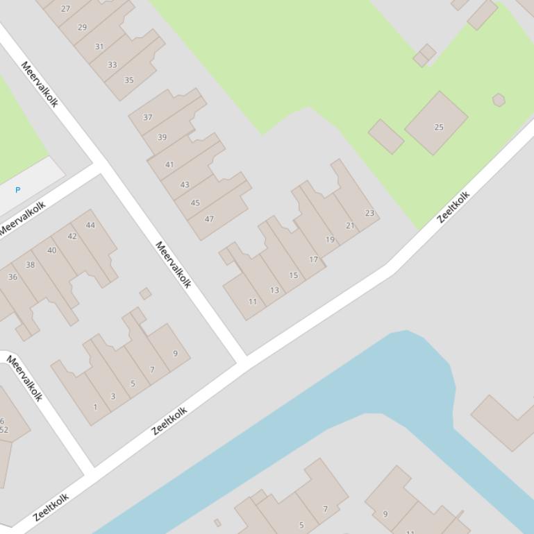 Kaart van  Zeeltkolk.