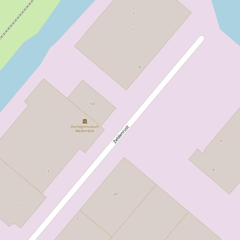 Kaart van  Zeldenrust.