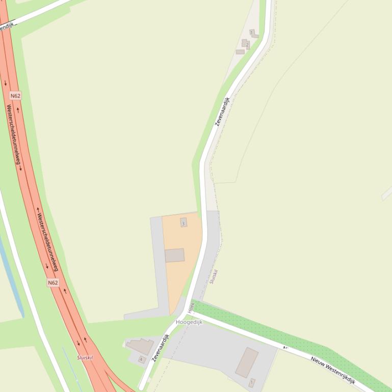 Kaart van de Zevenaardijk.