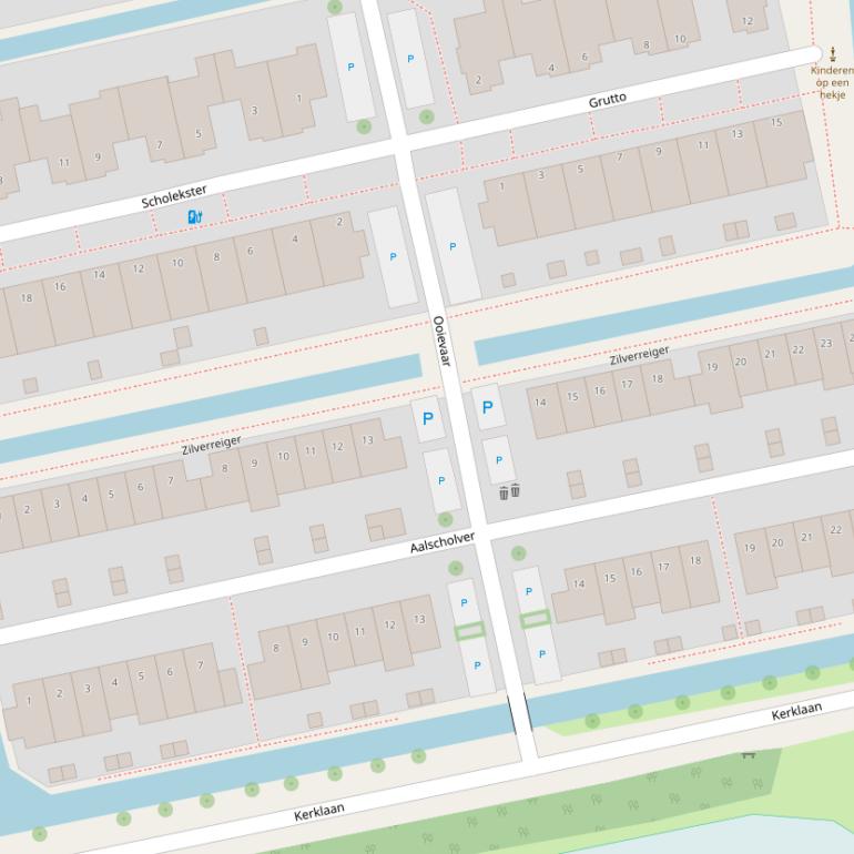 Kaart van  Zilverreiger.