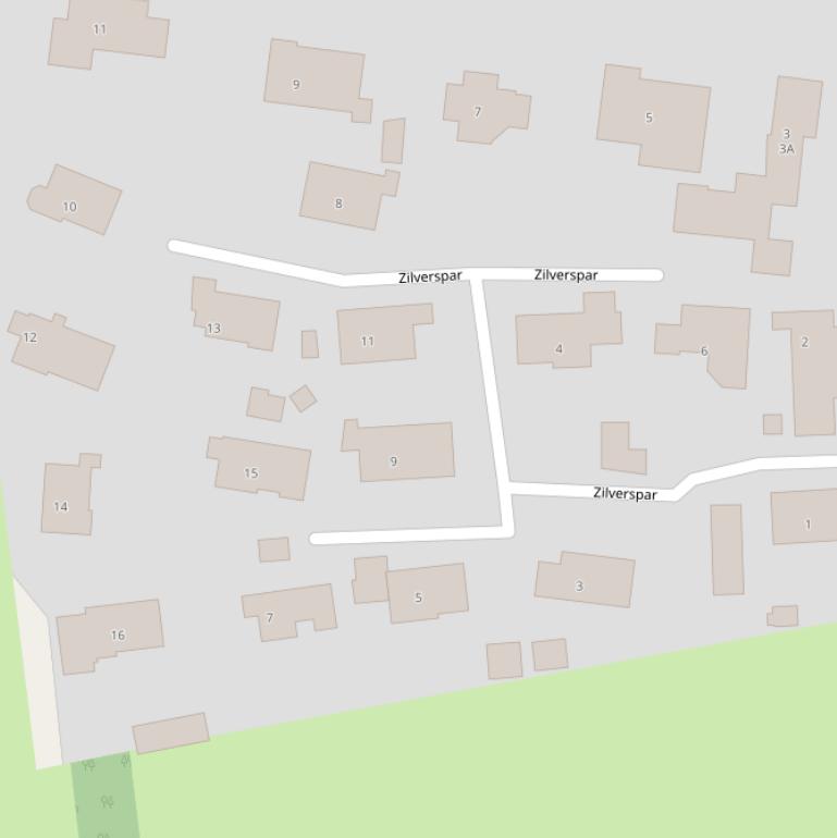 Kaart van  Zilverspar.