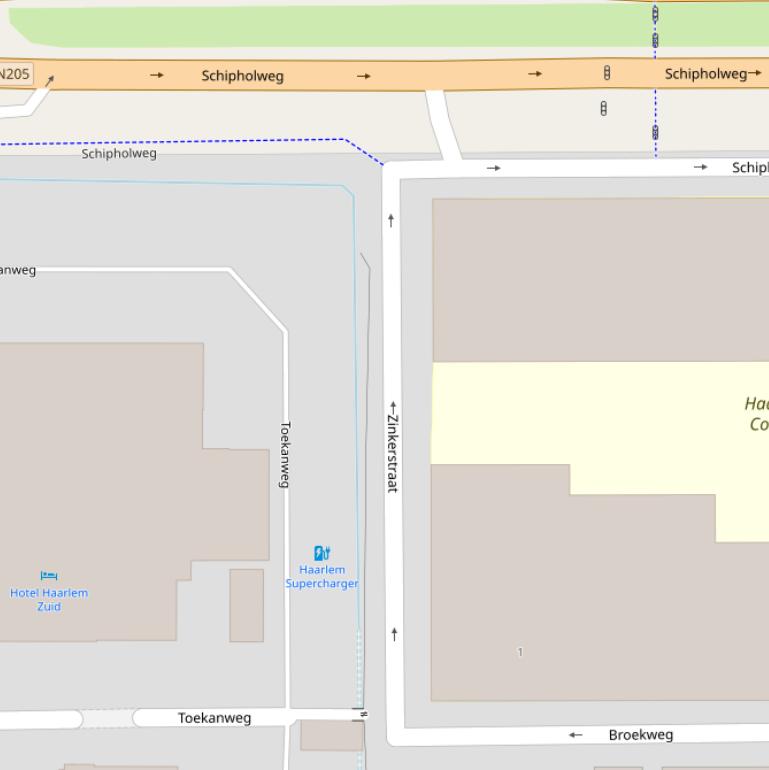 Kaart van de Zinkerstraat.