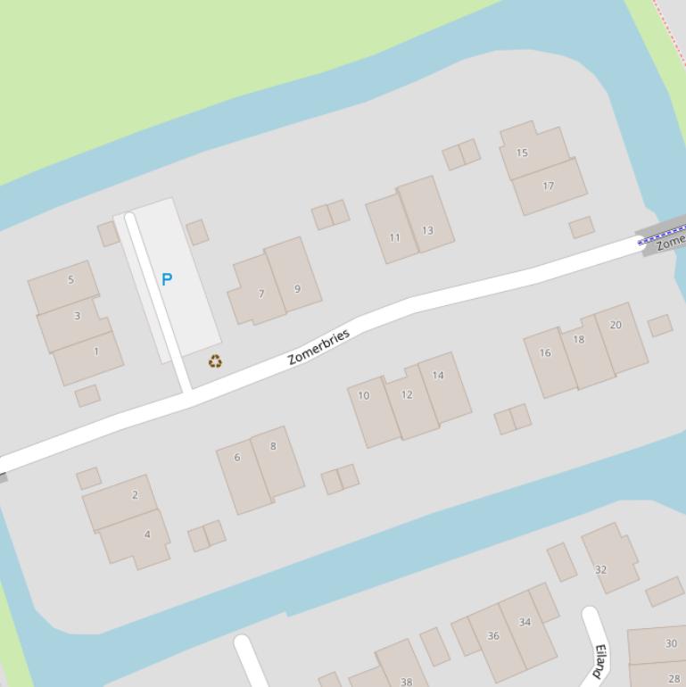 Kaart van  Zomerbries.