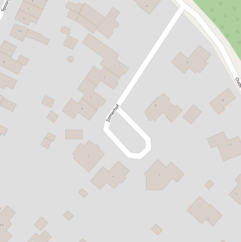 Kaart van de Zomerhof.